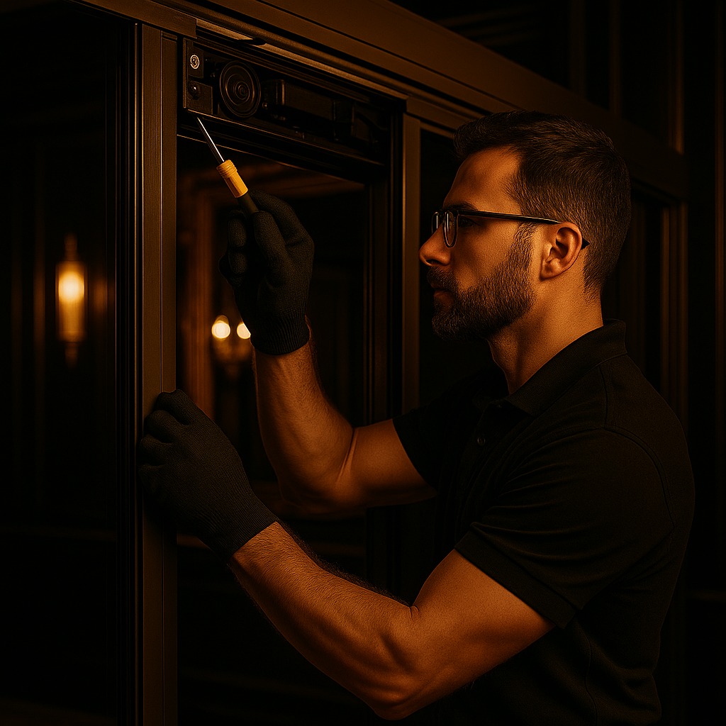 Automatic door maintenance